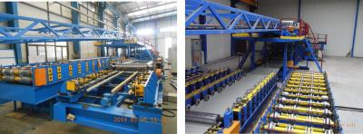 China GCr15 Alloy Roll Forming Rock Wool Sandwich Panel Line for sale