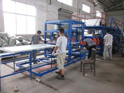 China Wall Panel Alloyed Steel Z Lock EPS Sandwich Panel Line for sale