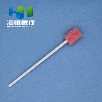 China Sanitary 12.5cm Disposable Oral Care Sponge Swabs For Tooth Care for sale