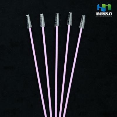 China ISO 195mm Nylon Cervical Cytology Brush For Pap Smear for sale