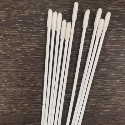 China Sponge Single Use Throat Swab Stick With 75mm Break Point for sale
