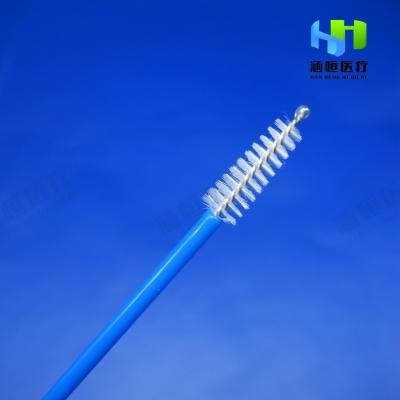 China Endocervical  195mm Nylon Pap Smear Cervical Smear Brush for sale