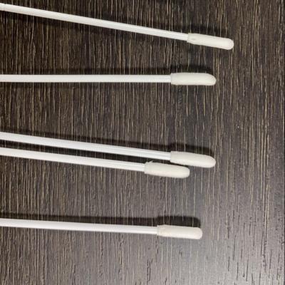 China White Sponge Throat Swab Stick , Combined Throat And Nose Swab for sale