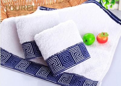 China Luxury Hotel Bath Towels / Hotel Quality Bath Sheets Plain Embroidery Logo for sale