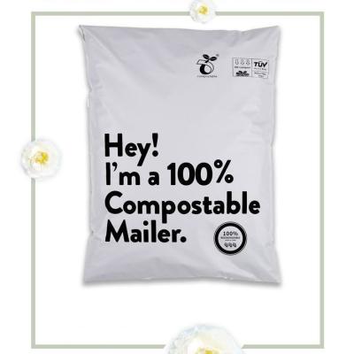 China biodegradable poly mailer logo custom mailing bags recycled plastic mailers eco mailer bag for sale