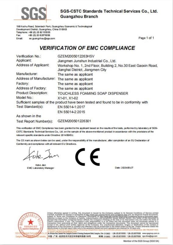 CE - JS Intelligent & Excellent Technology Co., Ltd.
