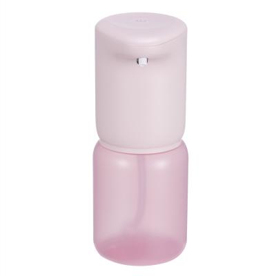 China 13.5oz Motion Sensor Soap Dispenser Pink ABS Antibacterial Gel for sale