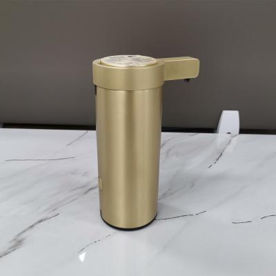 China Oro de acero inoxidable 2W del dispensador del jabón de 270ML Touchless en venta
