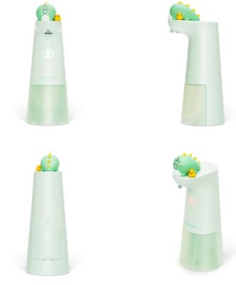 China Green Cute Automatic Soap Dispenser ROHS 8.45oz Touchless Foaming for sale