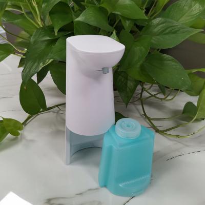 China Hands Free Plastic Automatic Soap Dispenser 250ml Countertop Foaming Pump for sale