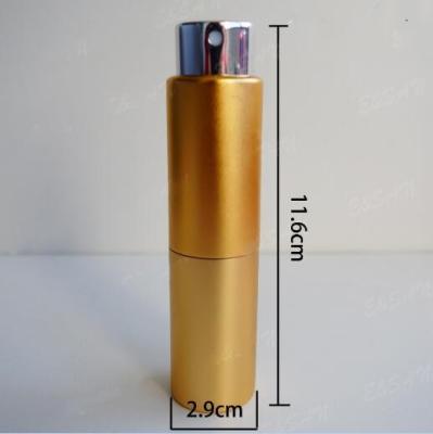 China 15ml Reusable Perfume Spray Bottle 10.3mm Empty Glass Bottle Recycle for sale