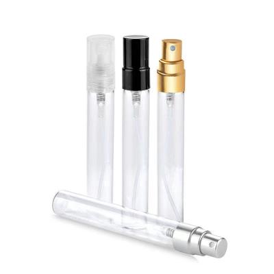 China 2ml Tubular Pen Spray Bottle Clear Essential Oil Glass Vials for sale