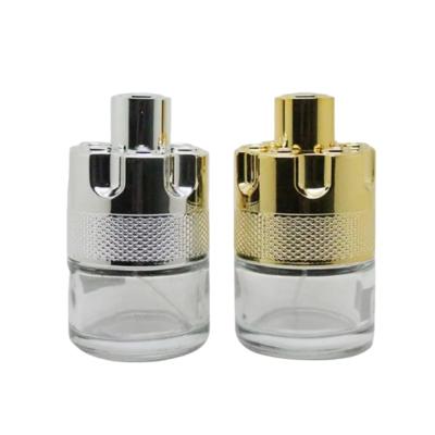 China Botellas de cristal recargables claras del espray de perfume, botella del repuesto del perfume del coche 100ml en venta