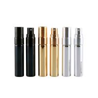China 10ml 15ml Glass Bottle Refillable Perfume Uv Plating Gold Silver Black for sale