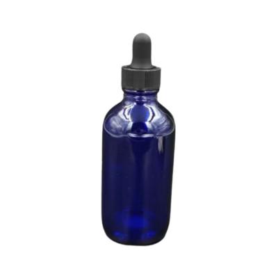 China 2 oz 60 ml Essential Oil Glass Bottles , Cobalt Blue Glass Dropper Bottles for sale