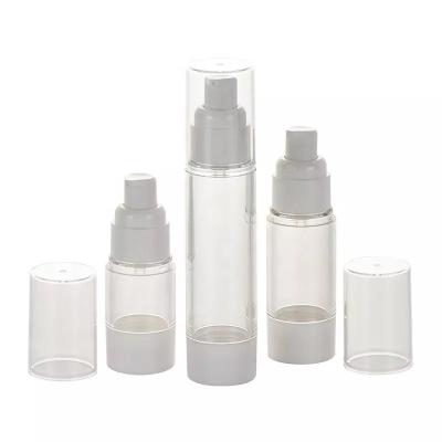 China 30ML Plastic Sanitizer Bottle Trapezoid Transparent Bottle With Screw Cap for sale