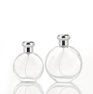 China El perfume de cristal transparente que embala el perfume de gama alta 50/100ml embotella la botella de vidrio vacía del perfume en venta en venta