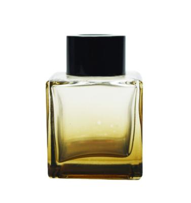 China Aromatherapy de la pintura de la pendiente del cuadrado del perfume de la botella de vidrio 50ml creativo con la botella de aceite esencial en venta