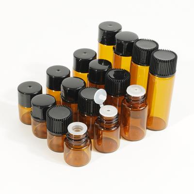 China Perfume Essential Oil Glass Bottle Sample Small Screw-Top Essence Roller-On Bottles for sale