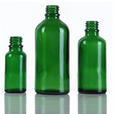 China Imprimiendo las botellas del dropper del vidrio verde, botella médica del vidrio 20ml/del dropper 30ml en venta