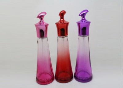 China Colorful Refillable Glass Perfume Bottle , 100ml Reusable Perfume Spray Bottle for sale
