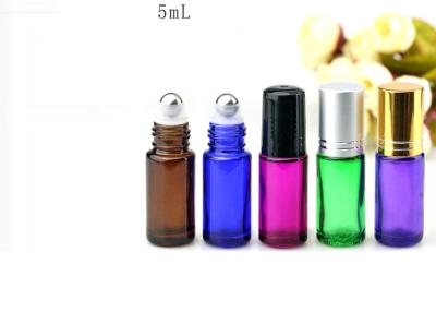China Essential Oil Frosted Glass Roller Bottles 4ml 6ml 8ml 10ml With Stainless Steel Roller for sale