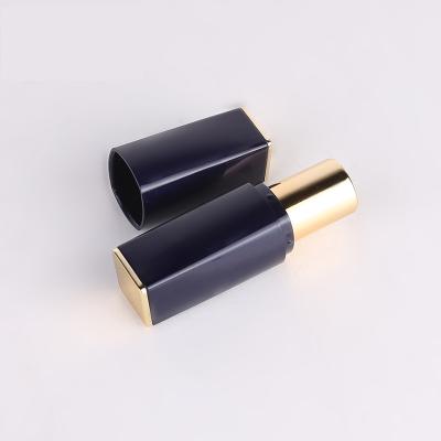 China Lightweight Luxury Empty Black Lipstick Tubes Packaging Custom Color And Size for sale