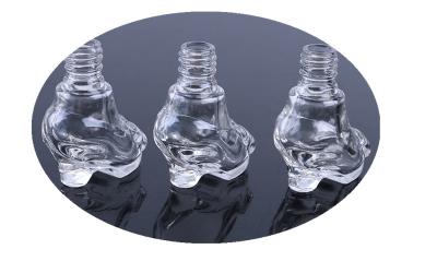 China Botellas de cristal vacías de tacón alto del esmalte de uñas de los zapatos 10ML en venta