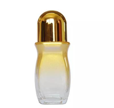 China Garrafas de perfume da forma redonda 50ml 30ml Rollerball à venda