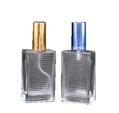 Chine Wholesale clear glass Bottle With Aluminium Cap Glass Refill Empty Perfume Atomizer Spray bottle hot sell à vendre