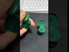 Top Plastic Flip Cap For Wet Wipe Bottle Green Screw 89*139m