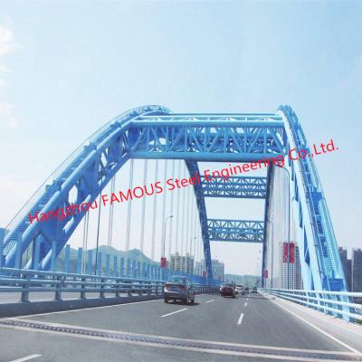 China 120ton Design Load Structural Steel Bridge With Corrosion Protection en venta