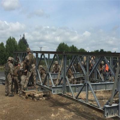 China SSR Temporary Steel Truss Bridge Quick Assembly Military Bailey en venta