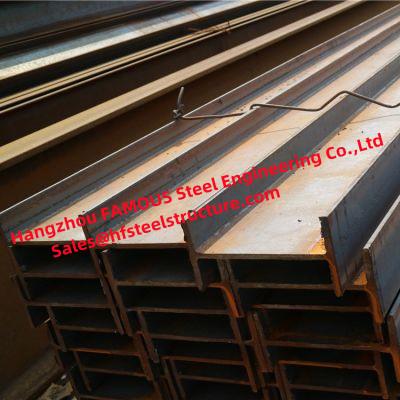 China Abschnitt-Stahlspalte Q345B H und Strahln-Bau für Handelsindustriebauten zu verkaufen