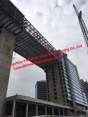 China Residential Structural Steel Frame Construction Between Urban High Rise Buildings for sale