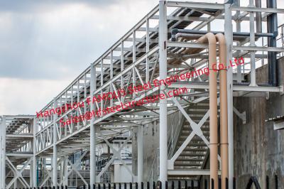 China Mittleres kurzes Spannen-Stahlplattform-Brücken-Metallbahnfußgänger Q345B oder Q460C-Grad zu verkaufen