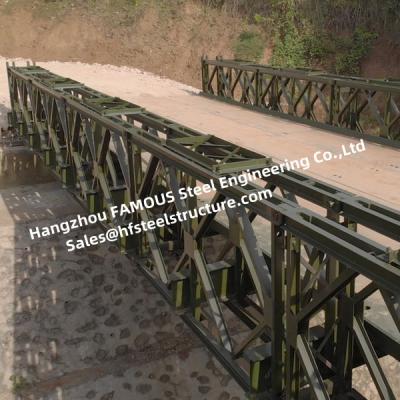 China Single Lane Steel Truss Bridge Delta Bridging Solution Full Highway Loading Capability for sale