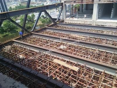 China Moderne Baustahl-Brückenbau-Eisenbahn durch oder Plattform-geschweißter Träger (DPG) zu verkaufen