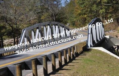 China Hot Dip Galvanized Steel Truss Bridge Metal Modular Deck Assembly Modern Structure Outlooking for sale