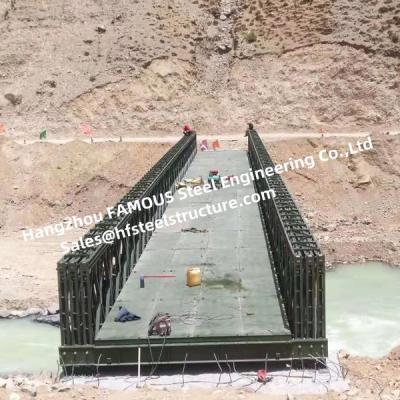 China Prefab Project Delta Bridge Truss Temporary Bailey Light Q345B Steel Structure for sale