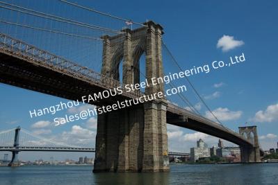 China Prefabricated Wire Suspension Bridge Multi Span Customized Construction European Style for sale