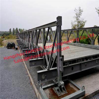 China Load Capacity 40t Military Bailey Bridge Truss Easy Installation à venda