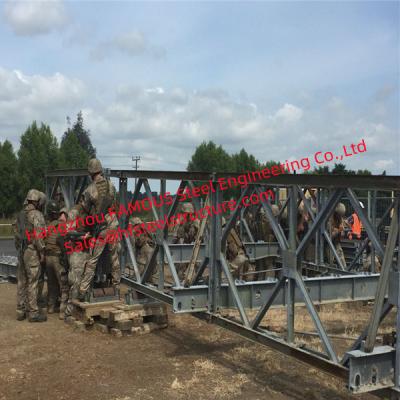China Pre - Engineered Modular Military Pontoon Bailey Bridge Heavy Load Capacity for sale