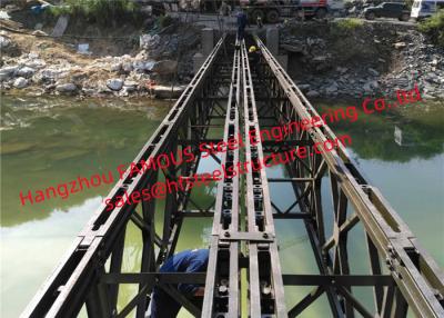 China Compact 200- Type Single Span Bailey Truss Bridge Quickly Installation For Army for sale