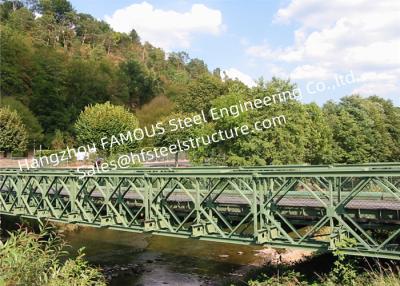 China Easy Installation 4.2m Width Military Bailey Bridge With Truss Structure for sale