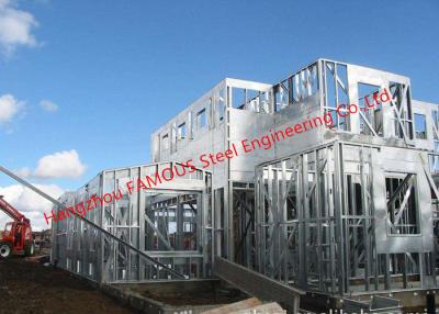 China Galvanized H- Beam Steel Structure Framing Systems For Workshop or Villa House for sale
