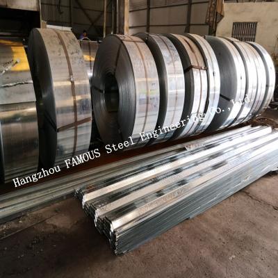 Cina cassaforma d'acciaio di Decking galvanizzata calibro di 1.2mm al fondo della lastra di cemento armato in vendita