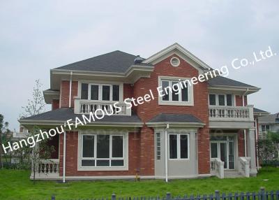China Prefabricated Luxury Light Weight Customized Pre-Engineered Building Steel Villa House for sale