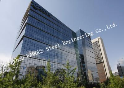 중국 알루미늄 구조 절연제 두 배 상업적인 사무실 건물을 위한 유리제 외벽 판매용