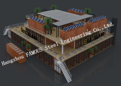 China Customised Modular Prefab Container House For Shopping Center Or Coffee Bar for sale